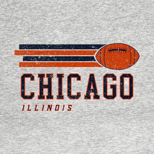 Chicago Football Retro Vintage T-Shirt